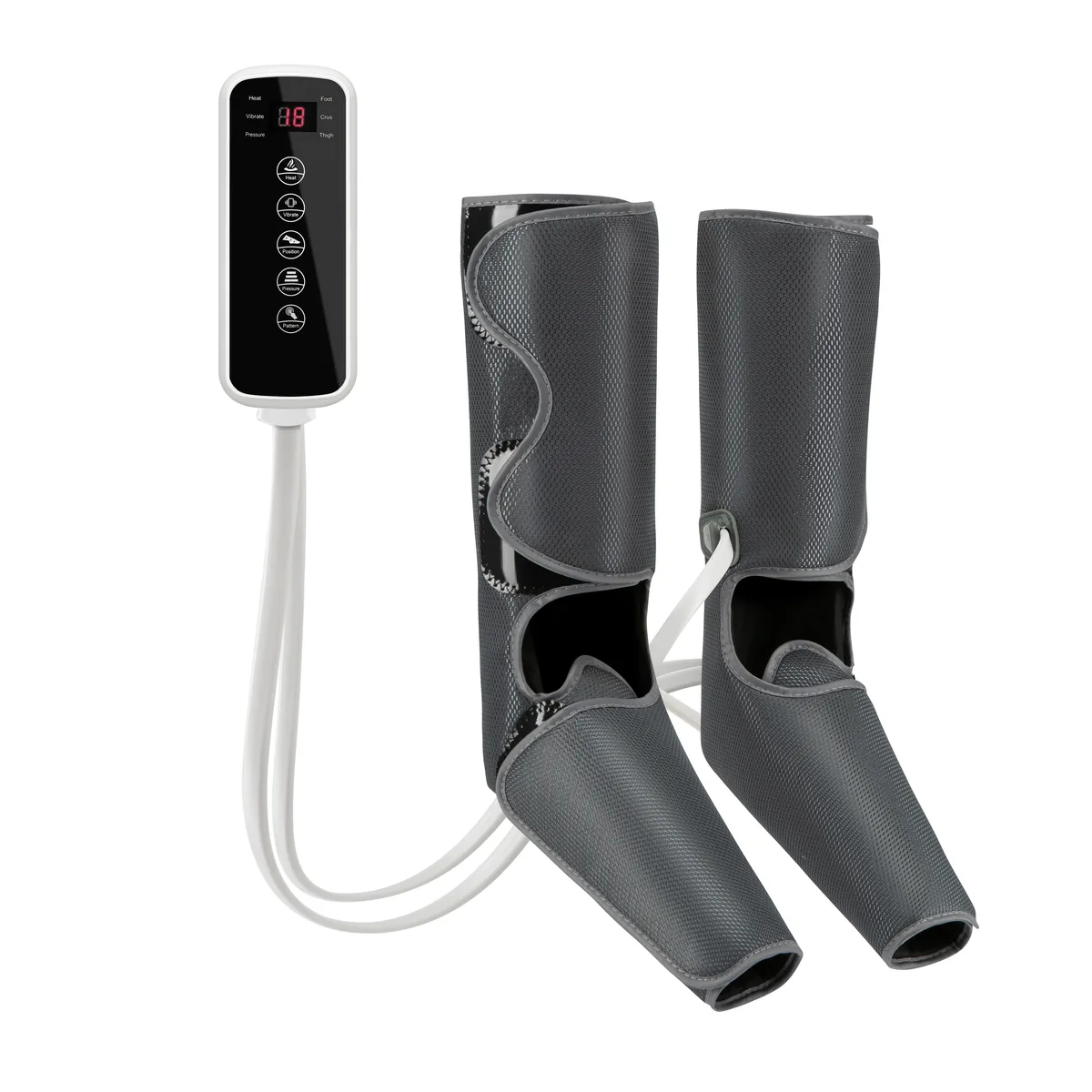 802A two-section leg wraps with controller, folded